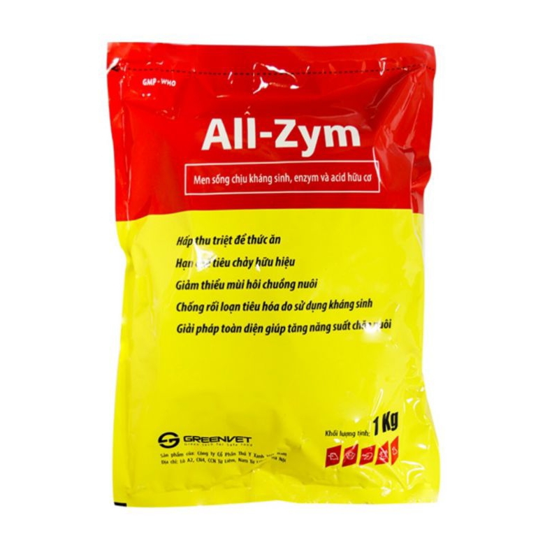 Men tiêu hoá sống cao cấp ALL-ZYM 100G