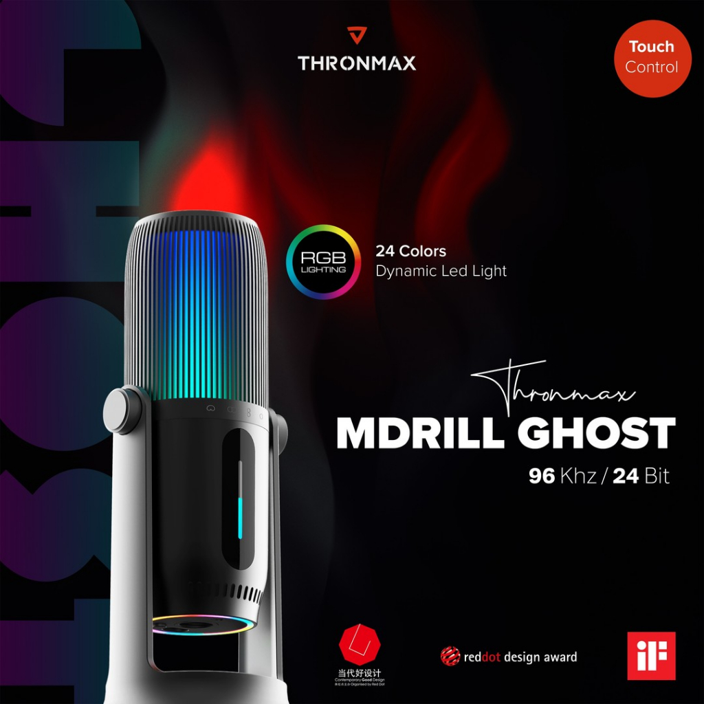 Micro Thronmax MDrill Ghost RGB 96 Khz - Chính Hãng