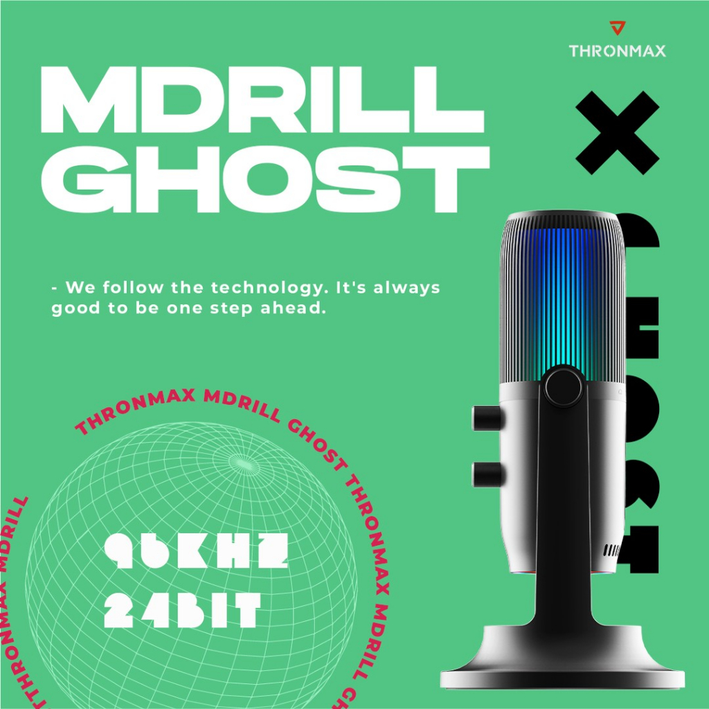 Micro Thronmax MDrill Ghost RGB 96 Khz - Chính Hãng