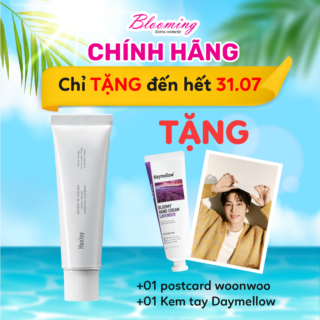 Kem dưỡng da tay hương xương rồng Huxley Secret Of Sahara Hand Cream Mocroccan Gardener 30ml