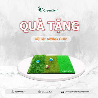 Thảm tập golf swing mini 3060 độ dày 3cm (Quà tặng 2 tee cao su & 3 bóng cao su)
