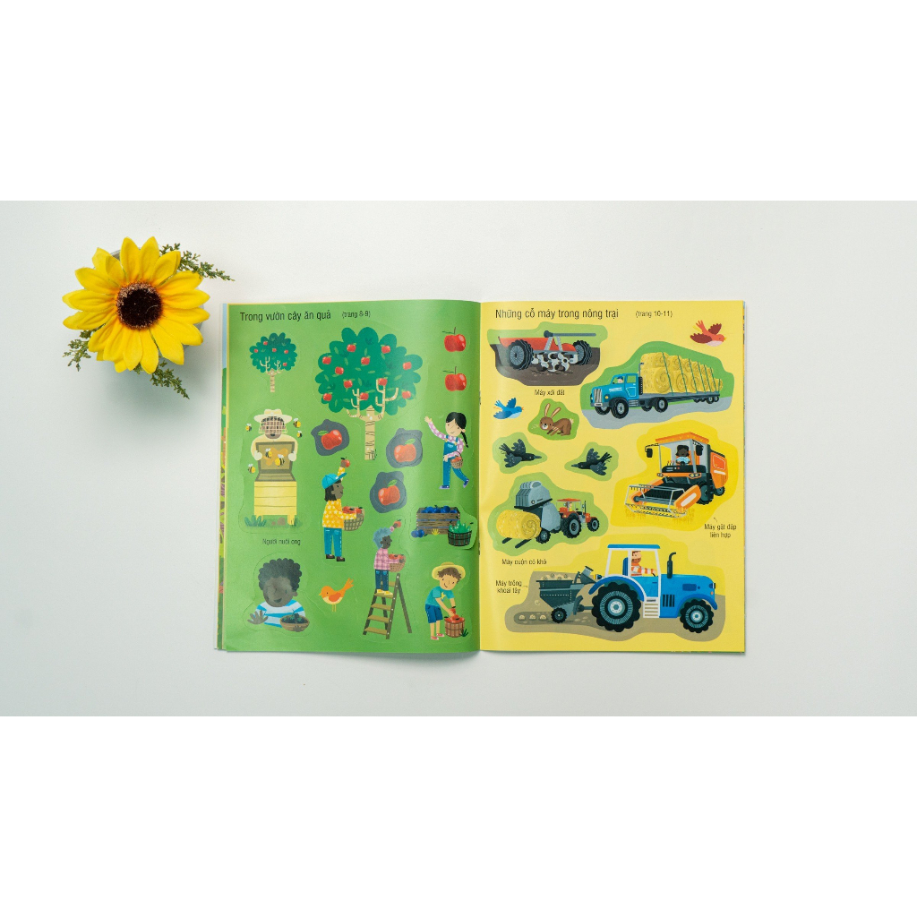 Sách - First Sticker Book - Sách dán hình đầu đời cho bé - Nông trại