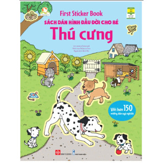 Sách - First Sticker Book - Sách dán hình đầu đời cho bé - Thú cưng