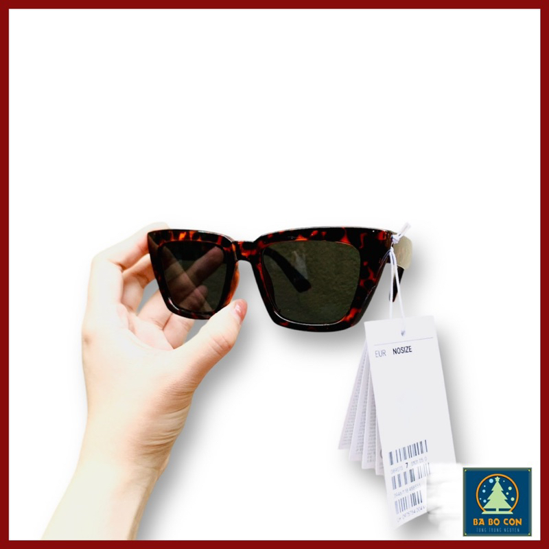 Kính râm nữ HM US Tuyệt đẹp, có bill và mail mua hàng tại web hãng, tặng kèm hộp và khăn