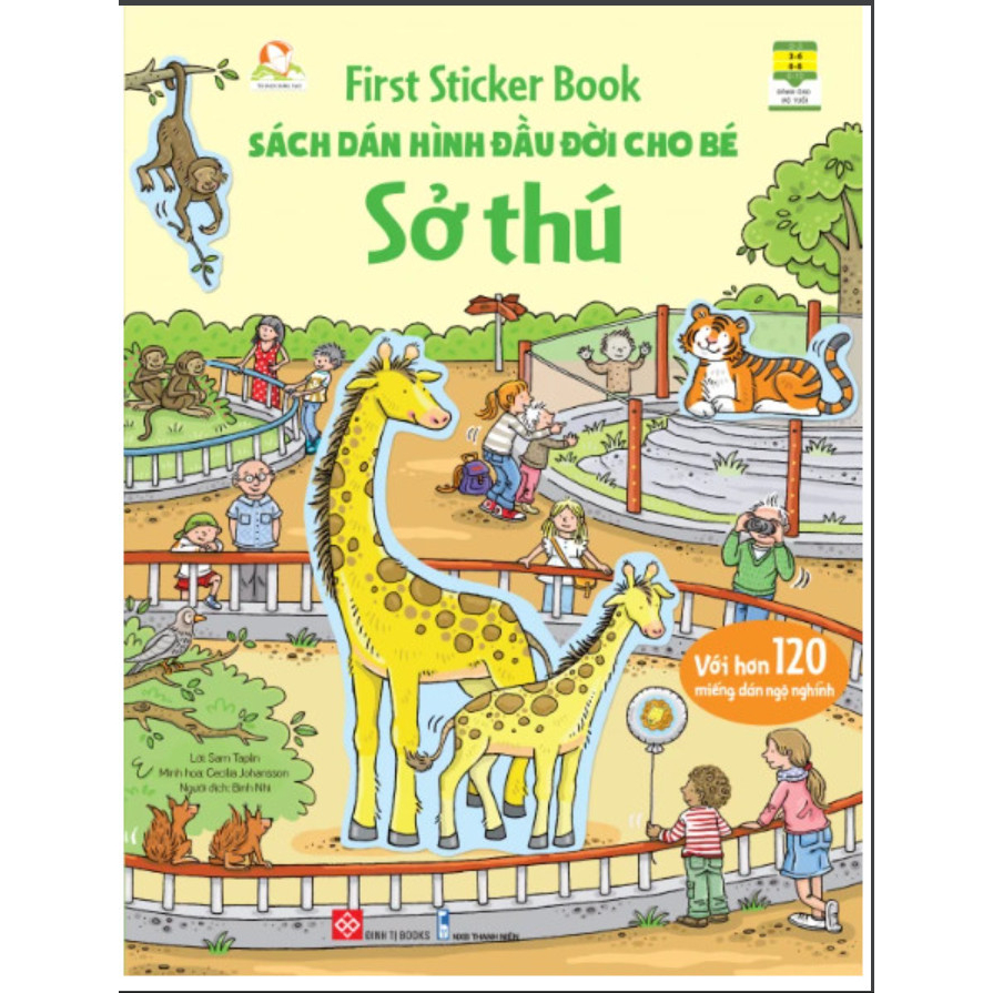 Sách - First Sticker Book - Sách dán hình đầu đời cho bé - Sở thú