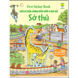 Sách - First Sticker Book - Sách dán hình đầu đời cho bé - Sở thú