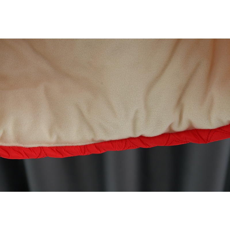 Áo khoác trần bông kèm túi siêu xinh cho bé gái 2023