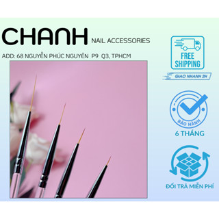 Cọ Vẽ Nét OPI , Cọ Râu Kẻ Thẳng Lông Mềm Vẽ Móng Siêu Mảnh Nét Nhỏ
