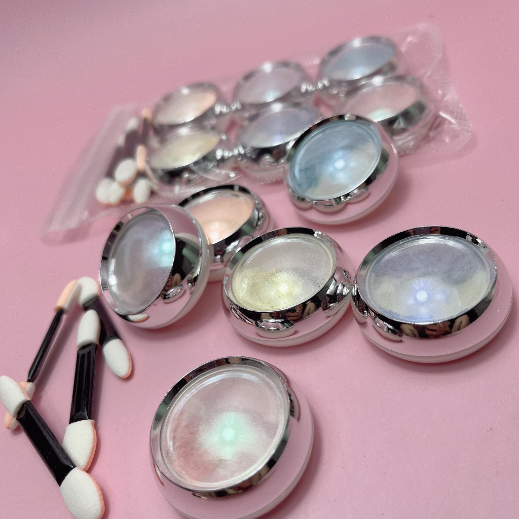 Set TRáng Gương Ngọc Trai  6 MÀu - Tráng Gương Crome Ánh Trai