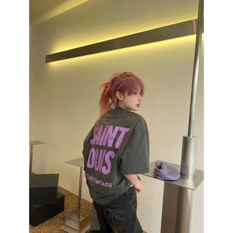 Saint Louis Tee - Áo thun ngắn tay wax big logo unisex