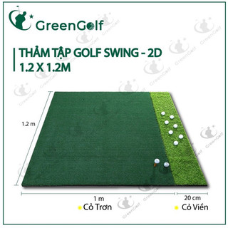 Thảm golf swing GreenGolf kích thước 1.2x1.2