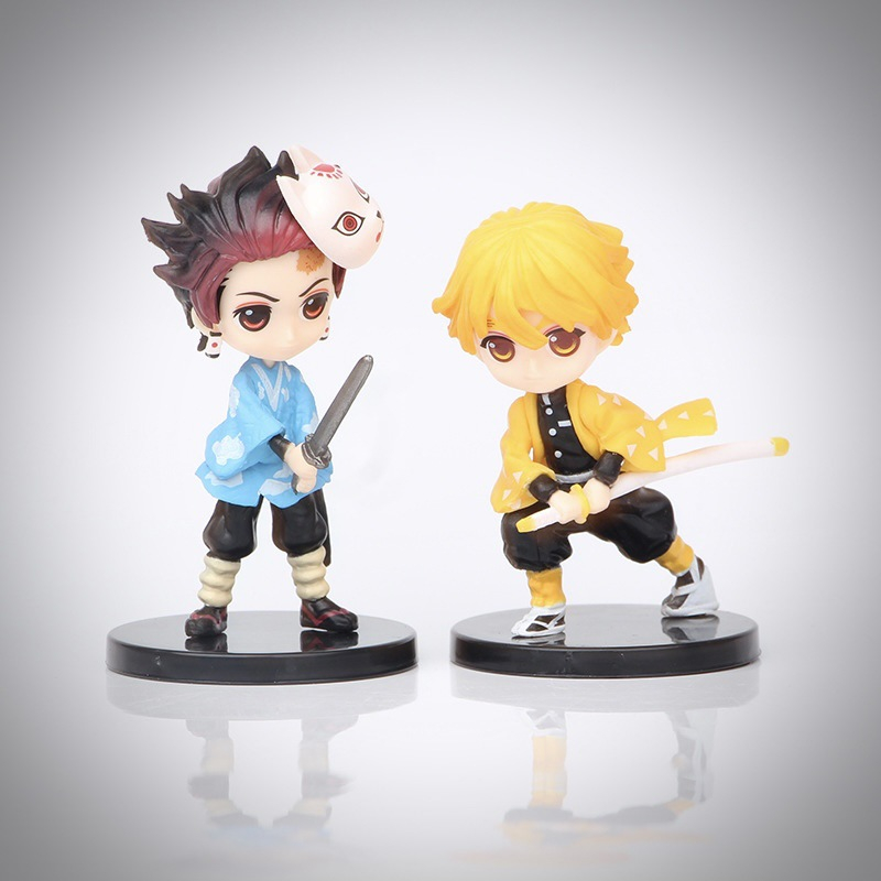 🔥Rẻ Nhất Shopee🔥Mô hình Tanjiro Nezuko Inosuke Zenitsu Tomioka Giyuu Kimetsu no Yaiba Demon Slayer trang trí trưng bày
