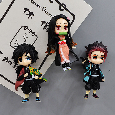 🔥Rẻ Nhất Shopee🔥Mô hình Tanjiro Nezuko Inosuke Zenitsu Tomioka Giyuu Kimetsu no Yaiba Demon Slayer trang trí trưng bày