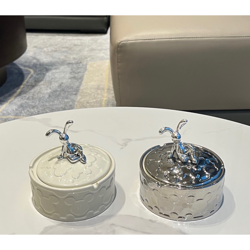 Gạt Tàn Thỏ Lười Bằng Sứ Decor