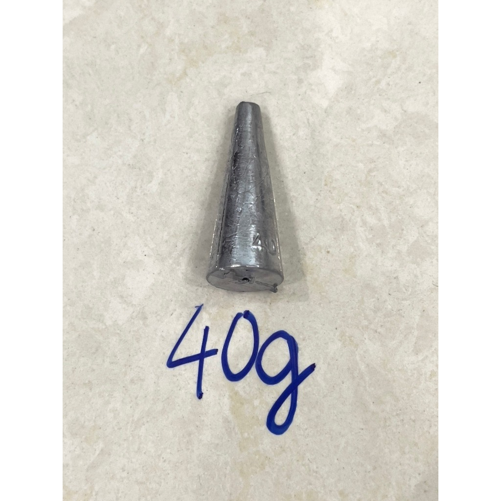 Chì câu cá xuyên tâm câu sông 20g - 30g - 40g - 50g - 70g - 100g - 120g - 150g - 200g Hàng Mới.