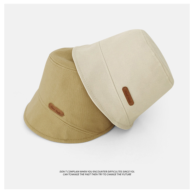 Mũ Xô Hottrend Chống Nắng Vải Kaki Dày Dặn Đính Logo Xinh Xắn P2357