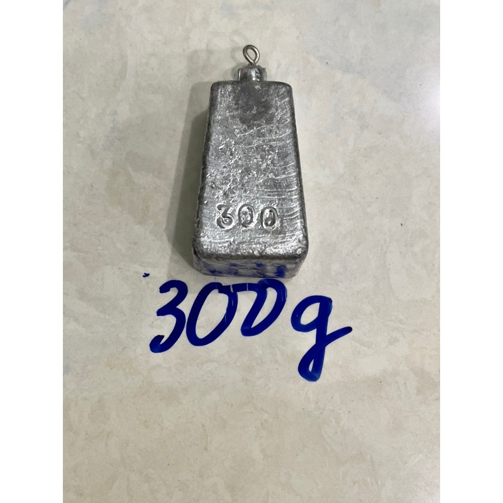 Chì vuông có móc đủ cỡ từ 50g - 80g - 100g - 120g - 150g - 200g - 300g Hàng Đẹp Mới