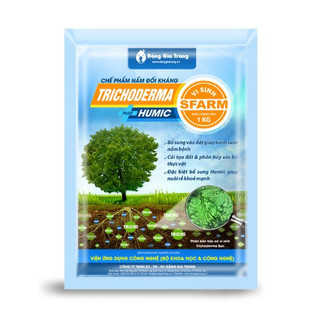Chế phẩm nấm đối kháng trichoderma plus humic sfarm - gói 1kg