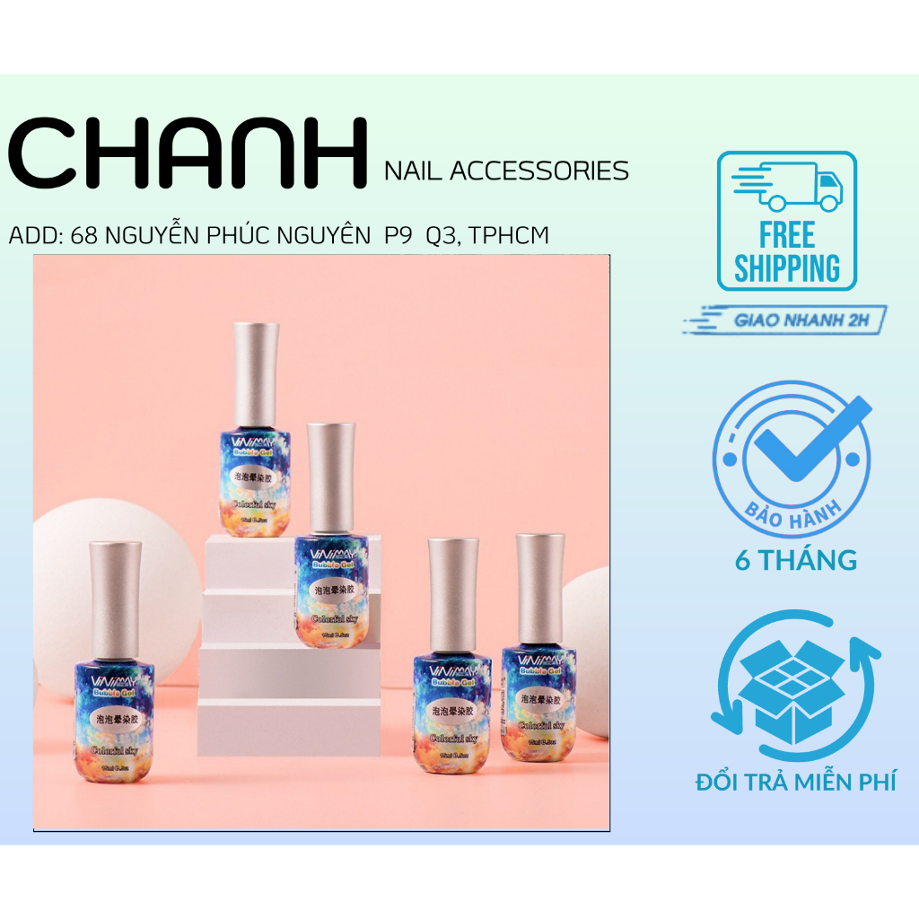 Top loang Vinimay chính hãng - gel tạo loang chuyên dụng cho dân làm móng