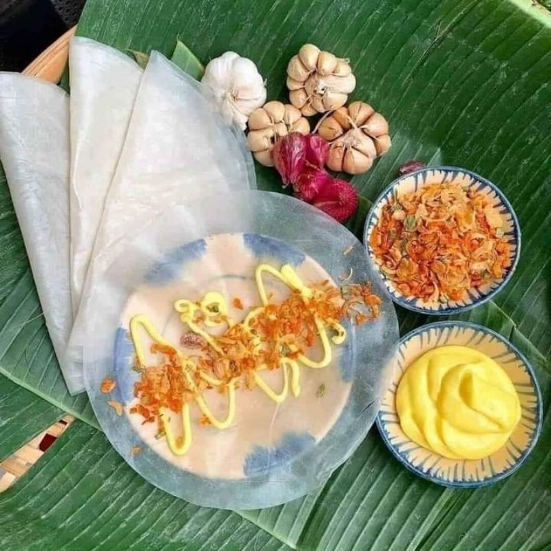 Sét bánh tráng phơi sương