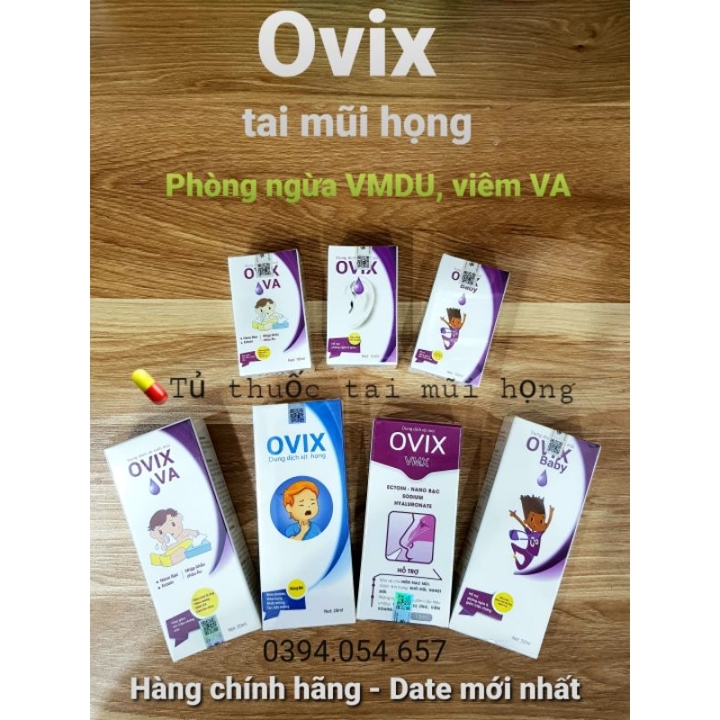Ovix VA, ovix baby sơ sinh 10ml dạng nhỏ giọt hỗ trợ giảm viêm mũi cho trẻ < 3 tháng tuổi