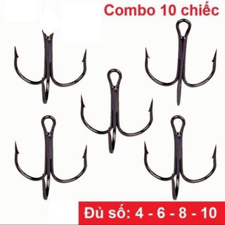Lưỡi 3 Tiêu Lưỡi Câu Cá Có Ngạnh Lưỡi Câu Lure Thép Không Gỉ