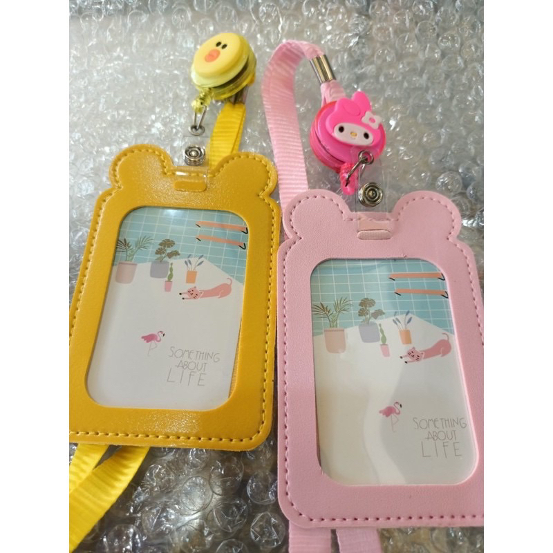 Dây đeo thẻ học sinh, bảng tên dành cho sinh viên, nhân viên nhiều màu sắc, hình thú ngộ nghĩnh dáng đứng