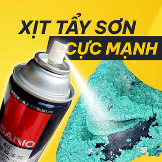 Xịt tẩy sơn SANO cực mạnh chuyên tẩy sơn trên kim loại, nhựa, thủy tinh dung tích 400ml