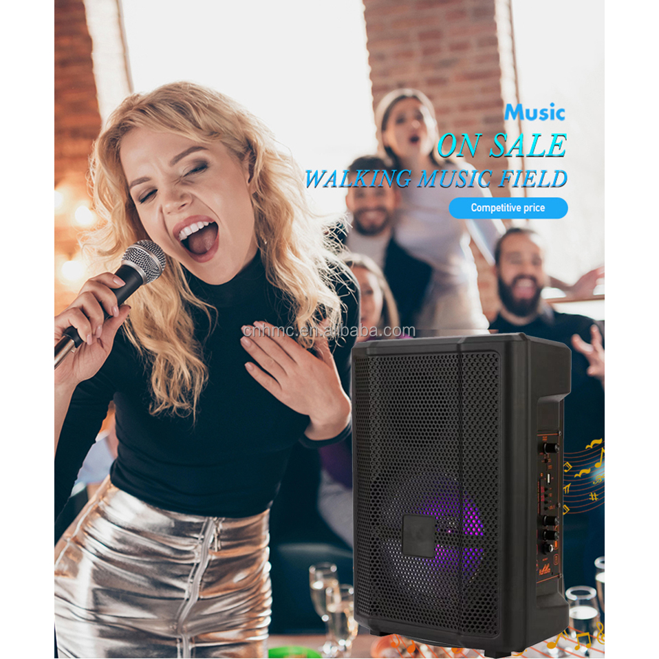 LOA BLUETOOTH KARAOKE 2 TẤC TTD-8279 KÈM 1 MICRO KHÔNG DÂY