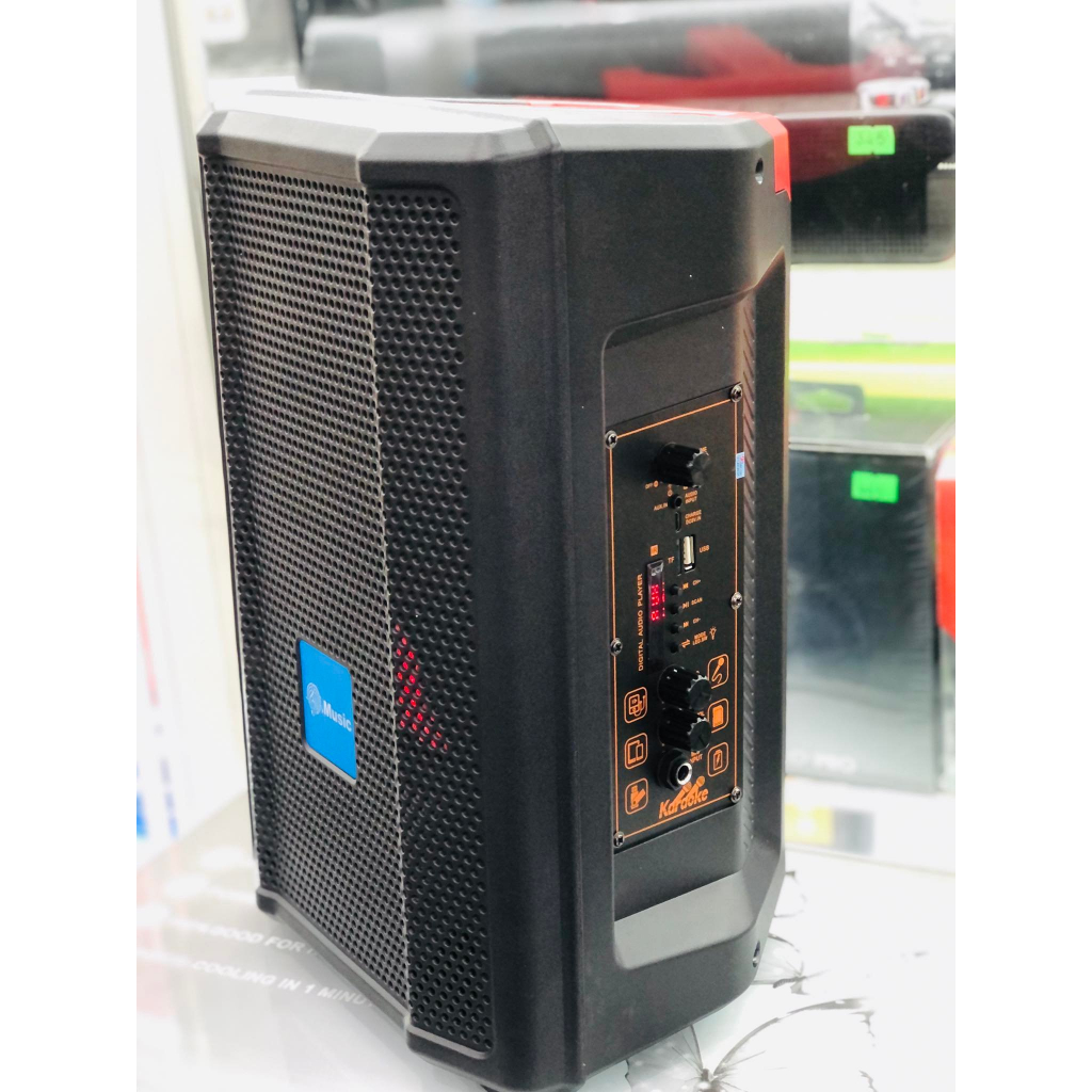 LOA BLUETOOTH KARAOKE 2 TẤC TTD-8279 KÈM 1 MICRO KHÔNG DÂY