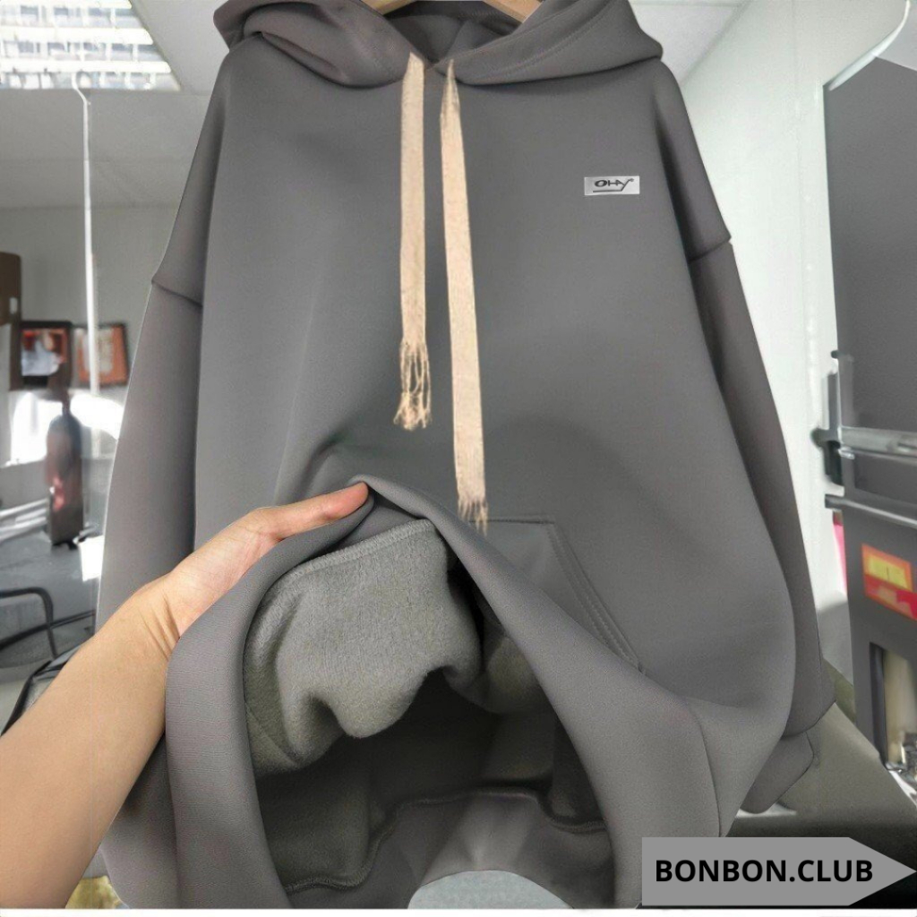 Áo Khoác Nỉ Hoodies Nữ, Nam Form Rộng Mũ To Dây To. Áo Hoodies Oversize Unisex Tem Lụa Mác Cao Su Đầy Đủ Cực Chất | BigBuy360 - bigbuy360.vn