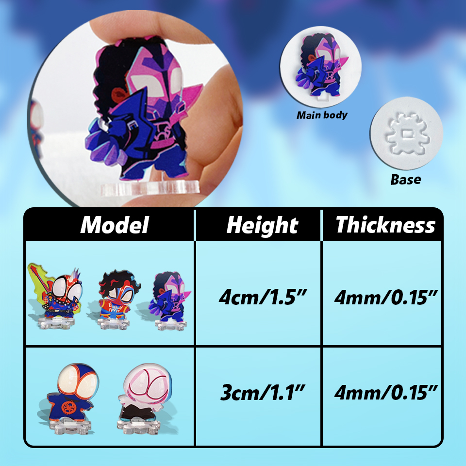 Mô hình standee nhân vật Spiderverse - Người Nhện đa vũ trụ