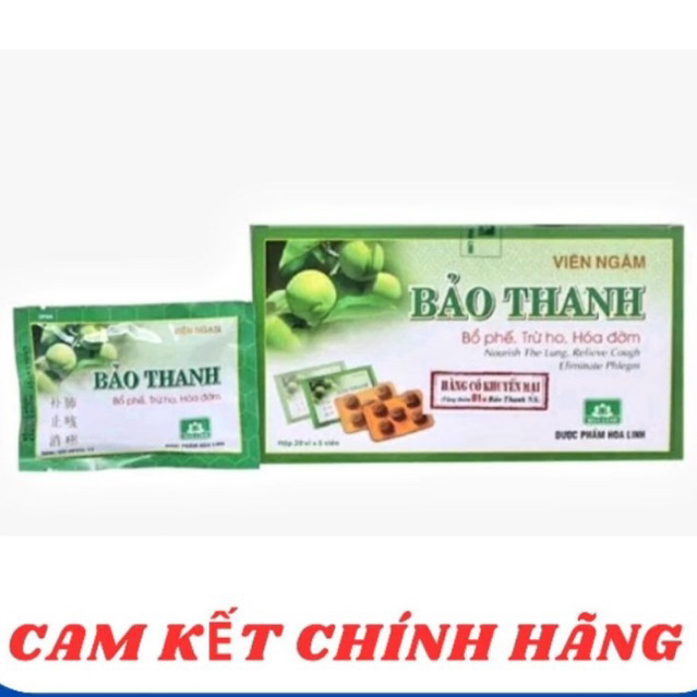 VIÊN NGẬM HO BẢO THANH CÓ ĐƯỜNG