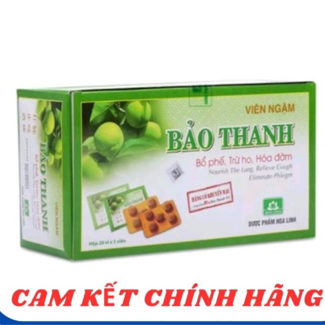 VIÊN NGẬM HO BẢO THANH CÓ ĐƯỜNG