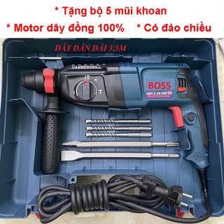 Máy khoan bê tông điện bos.ch ,khoan bê tông, khoan tường, 3 chức năng, khoan điện giá rẻ