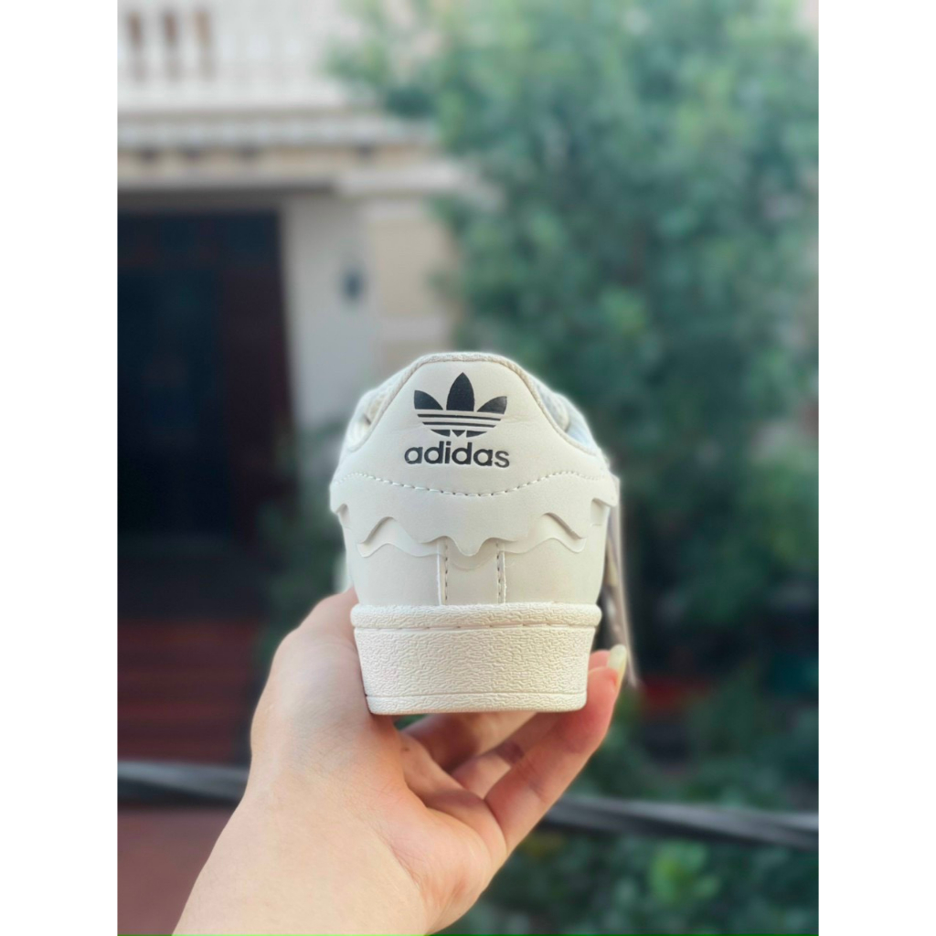 Giày_Adidas_ Superstar, Giày Thể Thao Mũi Sò Đầy Đủ 3 Màu Kem, Trắng, Hồng Bản Cao Cấp Full Bill Box
