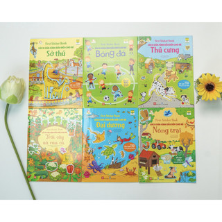 Sách - First sticker book - Sách dán hình đầu đời cho bé
