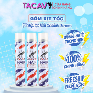 Gôm xịt tóc hair spray 420ml chính hãng giá rẻ,siêu cứng, gôm giữ nếp tạo kiểu nam nữ