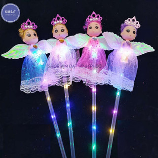 Đèn Búp bê phát sáng có sẵn pin . đồ chơi Đèn lồng công chúa nhiều màu sắc