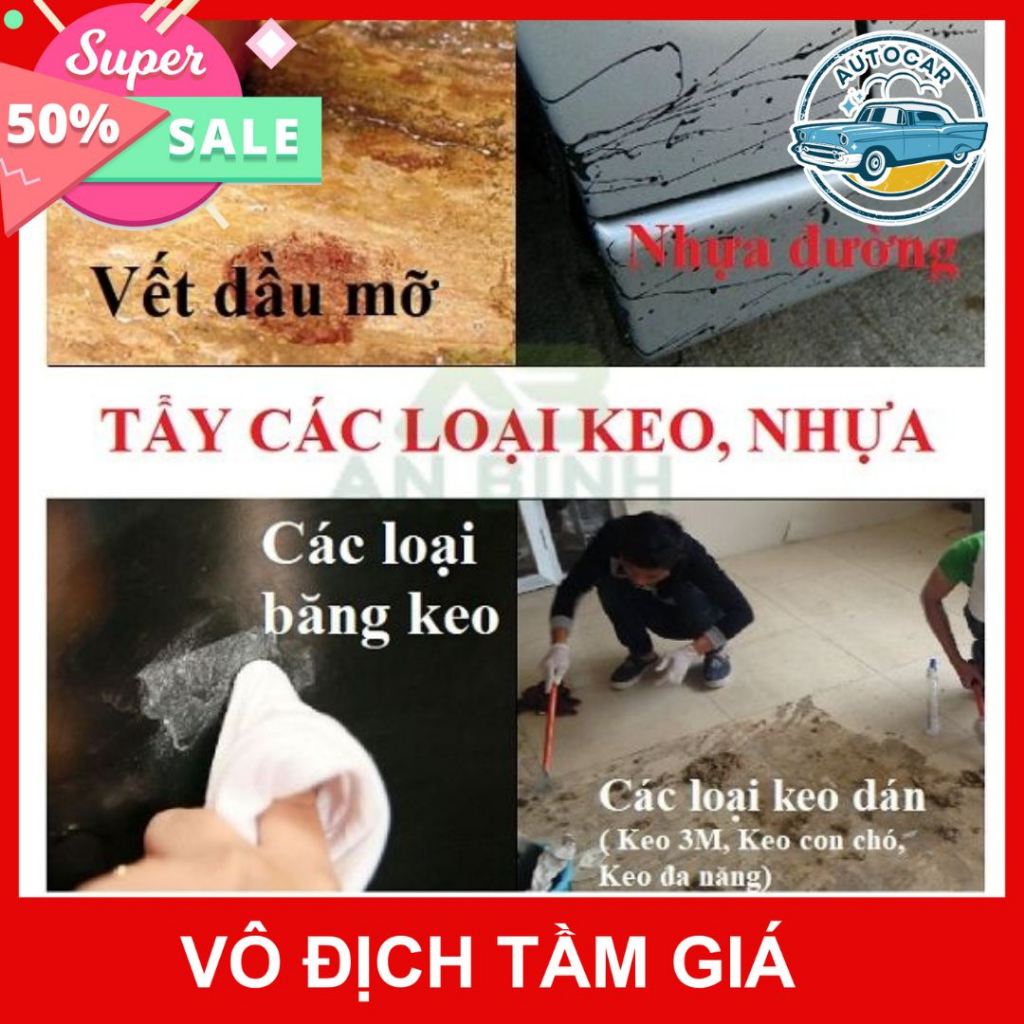 Dung dịch tẩy nhựa đường tẩy keo 3M General Purpose Adhesive Cleaner 08987 chính hãng