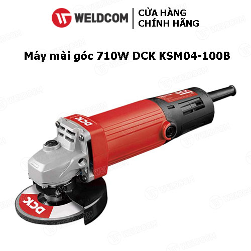 Máy mài góc DCK KSM04-100B 710W, 100mm - Tiết chế tối đa độ rung, công tắc đuôi