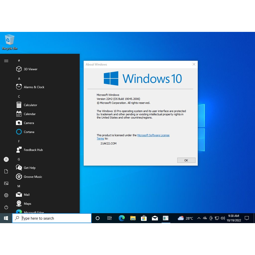 Đĩa DVD Maxell - Tích hợp W10 Pre-Actived