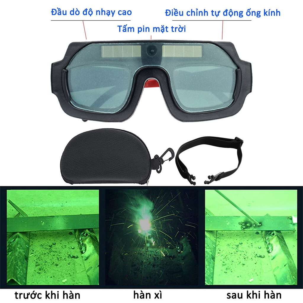 Kính hàn điện tử tx012s,kính Hàn điện tử, Kính hàn tự động cao cấp,tự động làm tối chống chói, bảo vệ mắt