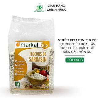 Kiều mạch cán dẹt hữu cơ Markal 500g ăn liền,granola,sữa hạt