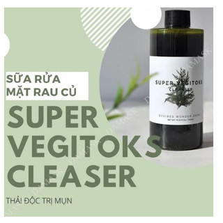 Sữa Rửa Mặt Rau Củ Thải Độc Super Vegitoks Cleanser Hàn Quốc 300ml