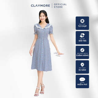 Váy Đầm Tay Bồng Cổ Bèo CLAYMORE Mã CDA2S3F04929