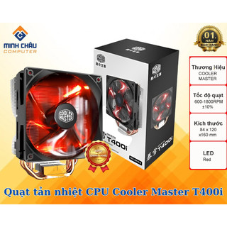 Quạt tản nhiệt Cooler Master T400i led xanh