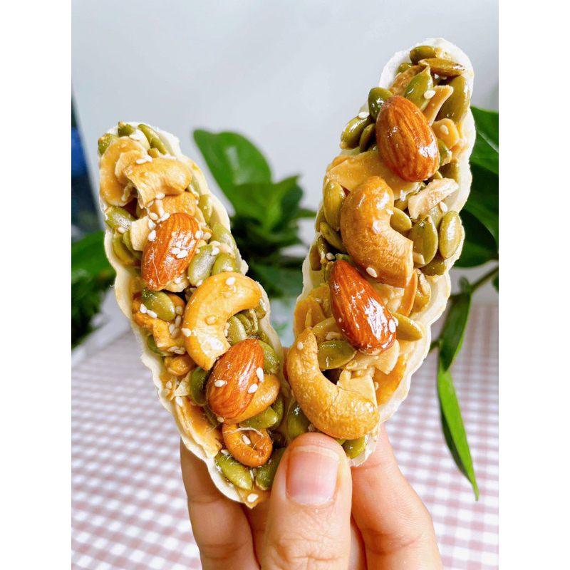 Thuyền siêu hạt Bánh thuyền mix hạt dinh dưỡng healthy- AN Ogranic Food