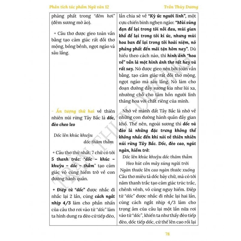 Sách - Phân tích tác phẩm ngữ văn 12