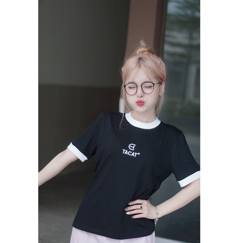 Áo Thun Baby Tee TACAT T2 Signature, baby tee unisex Cotton 100% cotton local brand chính hãng